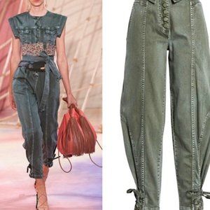 Ulla Johnson Kingston High Waist Foldover Jeans